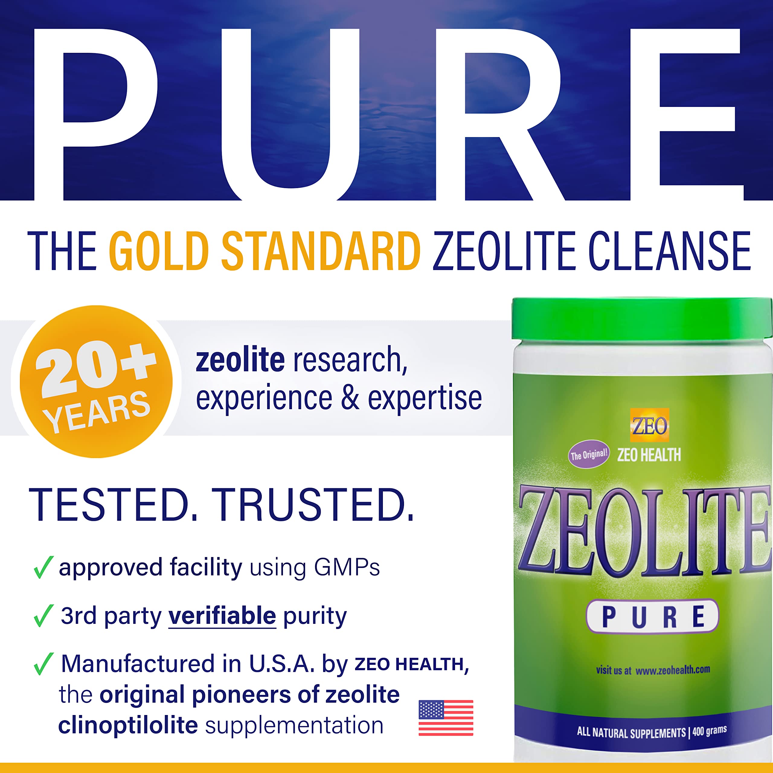 Purchase 100% Natural Zeolite Pure Heavy Metal Detox At The Absolute Lowest Prices